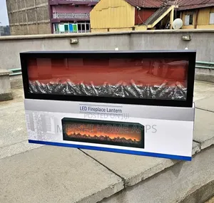 Led Flame Effect Fireplace Lantern