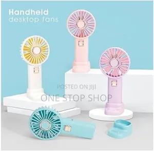2pcs Mini Rechargeable Hand Fan