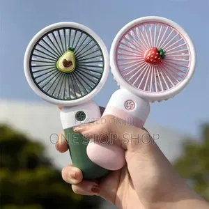 2pcs Mini Pocket Size Rechargeable Fan