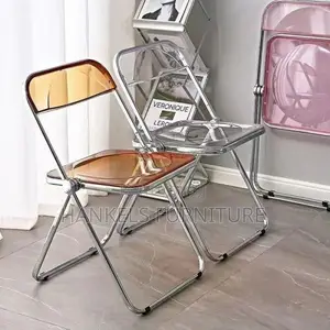 Transparent Foldable Chair – Modern Seating