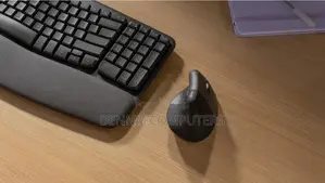 Logitech Lift Vertical Ergonomic Wireless and Bluetooth Mouse - Graphi