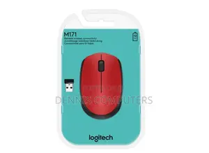 Logitech M171 Wireless Mouse - Red - 910-004641