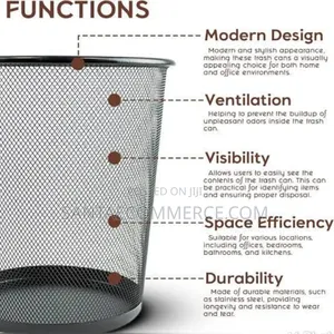 Metallic Mesh Dust Bin
