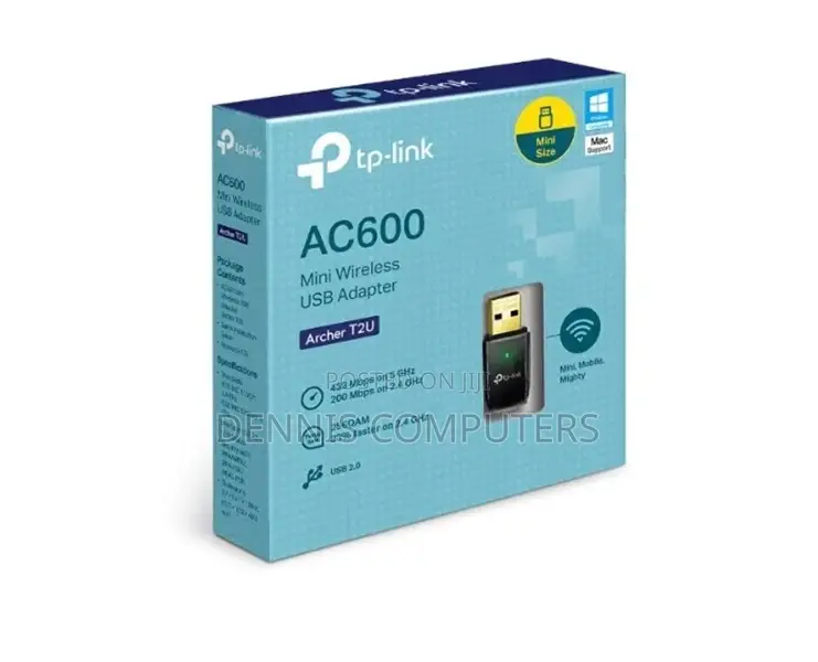 Tp-Link Ac600 Wireless Dual Band Usb Adapter - Tl-Archer T2u