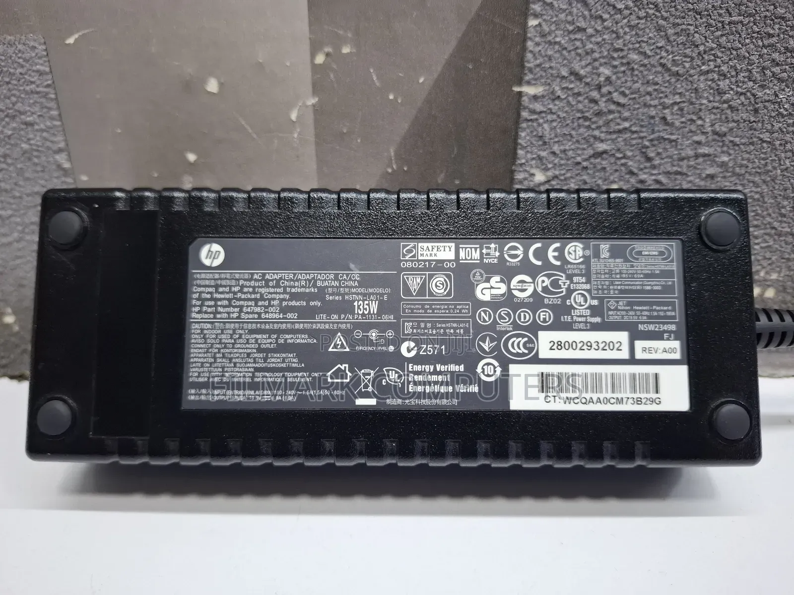 Hp Adapters 135w 19.5v 6.9a Ex Uk Original