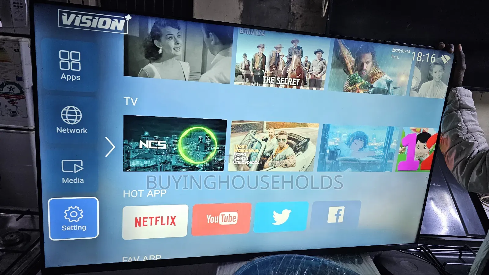 Vision 50" Android Frameless Bluetooth