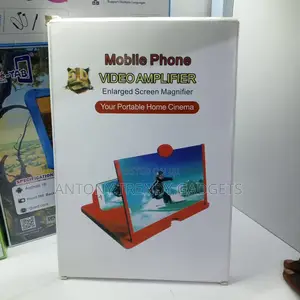 12′′ Hd Mobile Phone Screen Magnifier With Foldable Stand Design