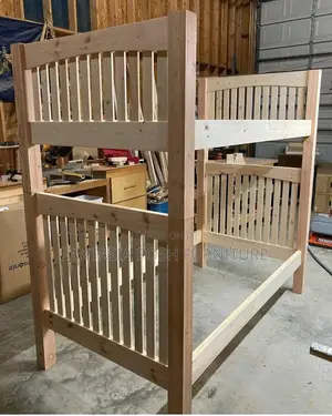 4x6 Fine Wood Bunk Bed in Natural Finish