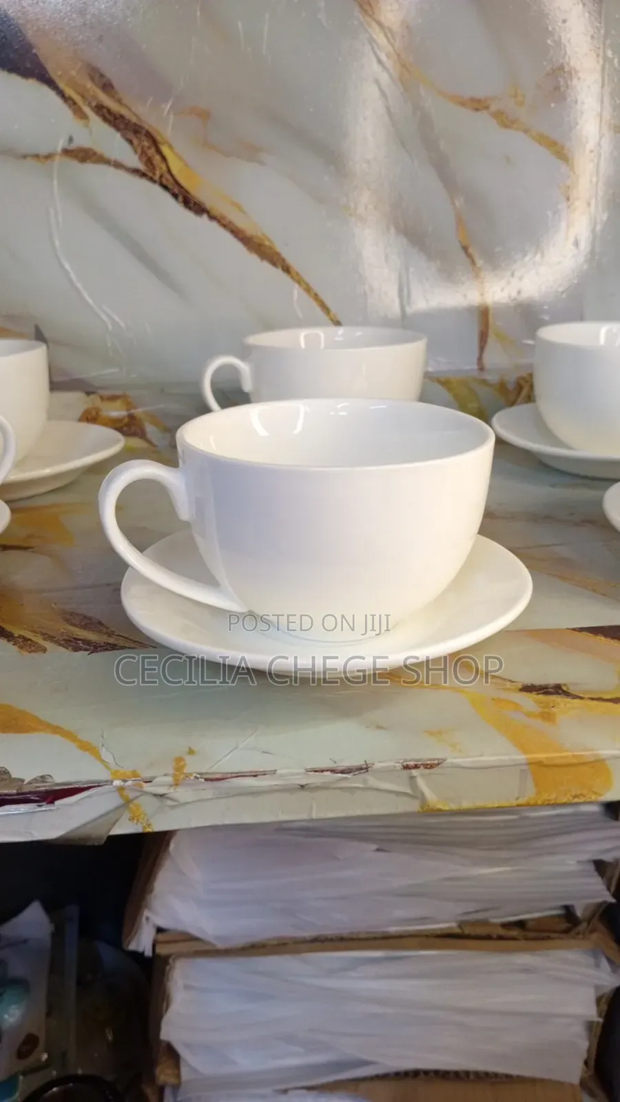 Double Cup and Saucer