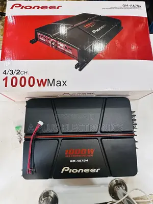 Pioneer Gm 6704 Amplifier 1000w Loud Clear Audio Output