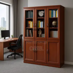 Office Cabinets; Luxury Mahogany Office Storage Cabinet
