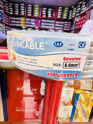 Evincable 6.0mm Twin Wiring Cable – Heavy Duty Electrical Wire