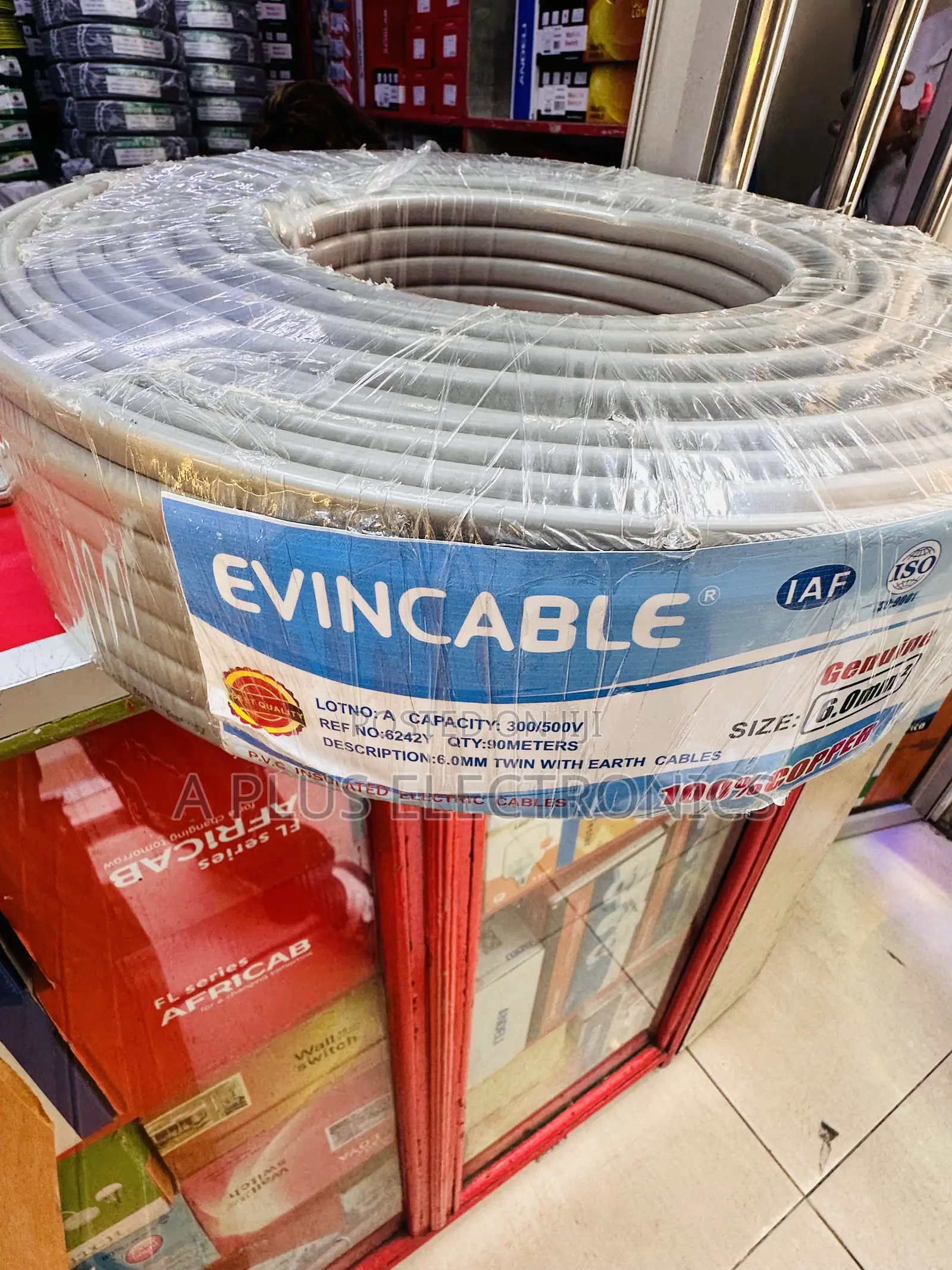 Vincable 6.0mm Twin Wiring Cable – High Quality Copper Core