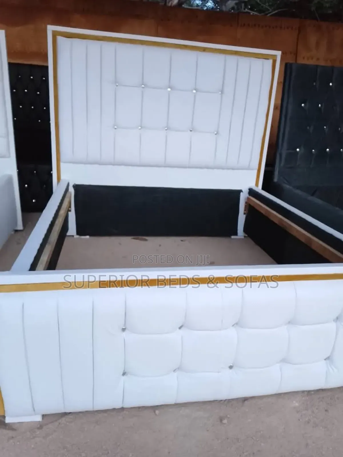 Solid Chesterfield 5 by 6 Bed