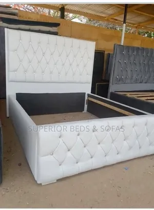 Modern White 5 by 6 Bed