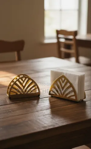 Gold Serviette Holder