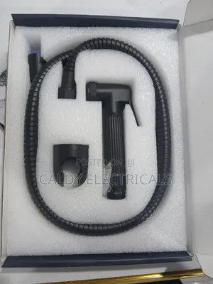 Black Handheld Bidet Sprayer Kit Faucet