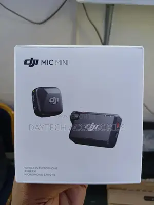 The Dji Mic Mini Wireless Microphone System.