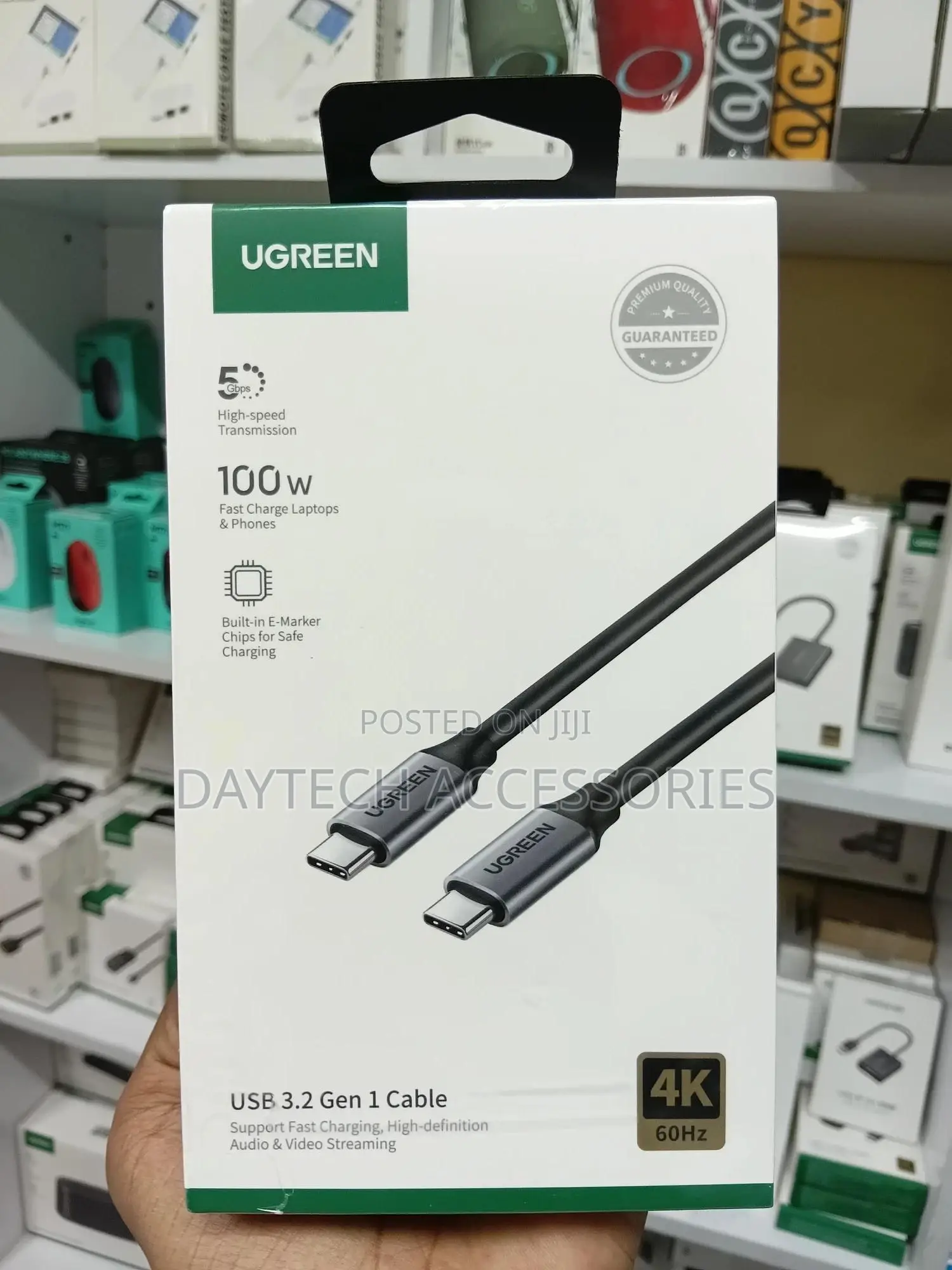 This Is a Ugreen Usb-C to Usb-C Cable (Model Us355).