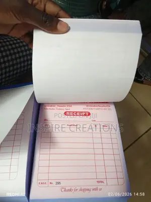 Custom Receipt/Delivery/Invoice Books✓