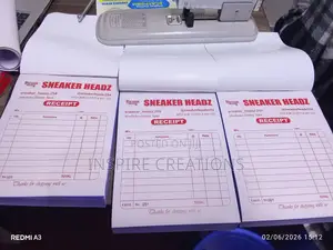 Custom Receipt/Delivery/Invoice Books✓
