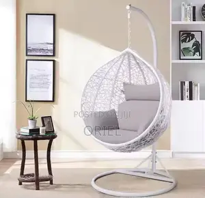 Outdoor Chair : Modern Hanging Egg-Shaped Hammock Swing Chair