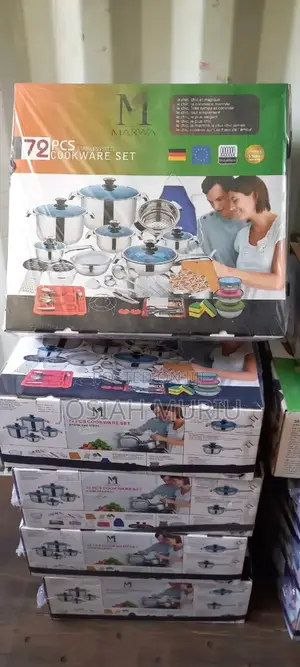 72pcs Marwaa Cookware Set Price Drop Now Selling