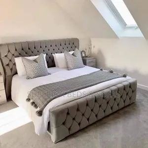 Well Tufted 5 by 6 Chesterfield Beds.