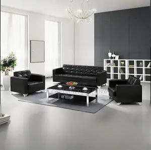 Executive Leather 5-seater Office Sofa Set