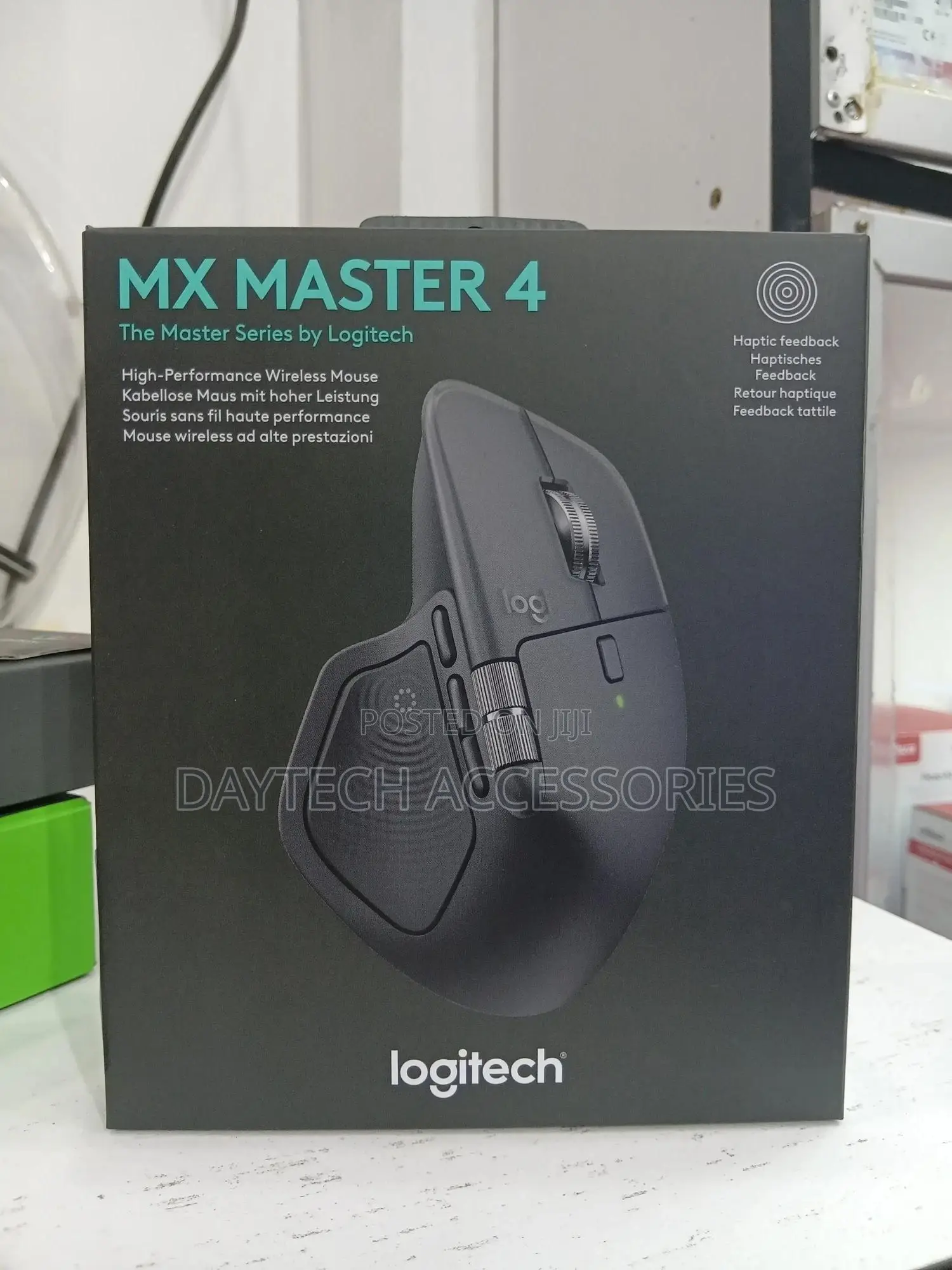 This Is a Logitech Mx Master 4 High-Performance Wireless Mouse.
