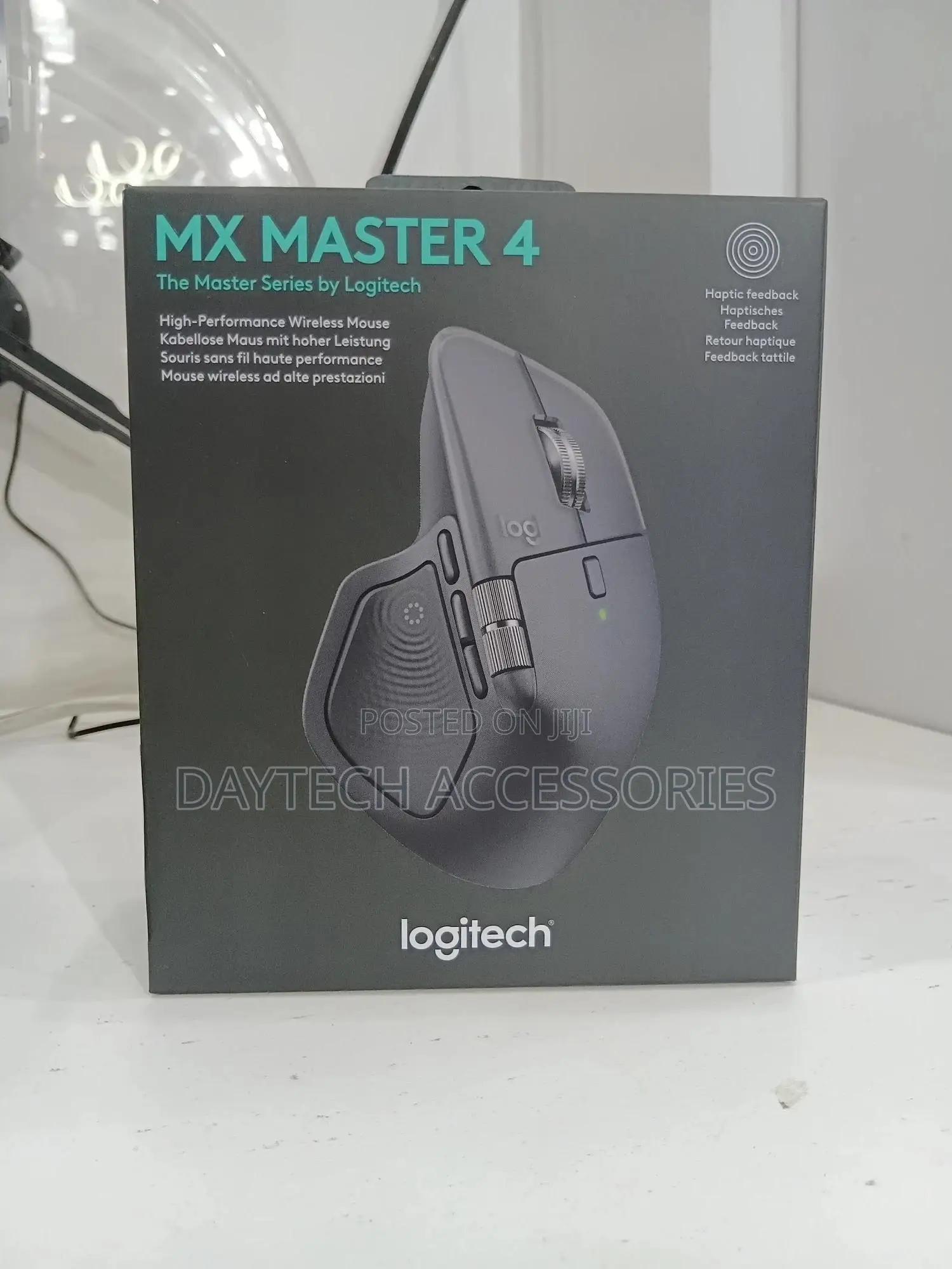 This Is a Logitech Mx Master 4 High-Performance Wireless Mouse.