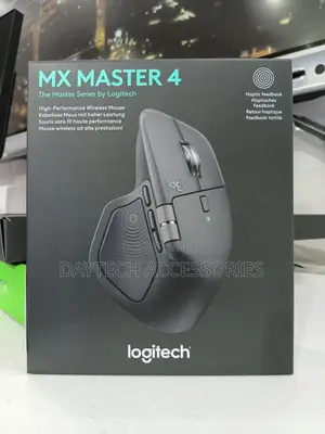 This Is a Logitech Mx Master 4 High-Performance Wireless Mouse.