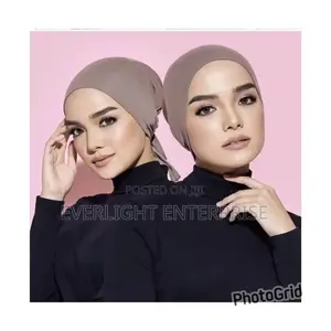 New Soft Modal Muslim Turban Hat Inner Hijab