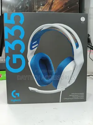 Logitech G335 Lightweight Gaming Wired Over Ear Headphones With Mic