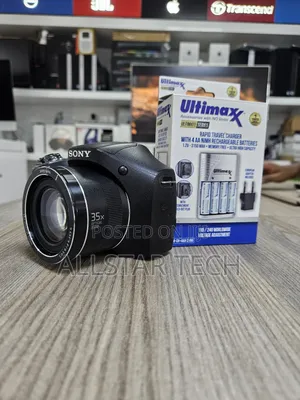 Sony Cyber-Shot DSC-H300 Digital Camera, With Ultimax Batteries