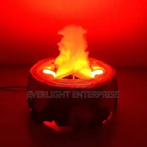 Electric Wooden Tree Stump Fireplace Decor