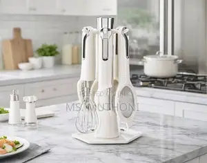 Luxury 7-Piece Stainless Steel Utensils Set for Baking Cooking