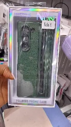 Sawge Samsung Galaxy Z Fold 6 Leather Case With Stylus Pen -Green