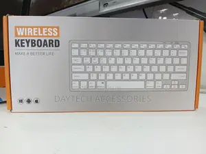 Wireless Ultra-Thin Universal Keyboard - White