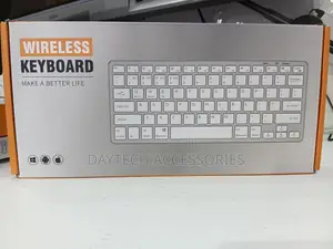Wireless Ultra-Thin Universal Keyboard - White