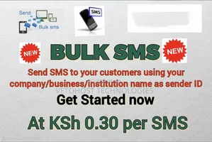 Bulk SMS Promotional/Transactional Kes 0.30/SMS Instant Delivery Api