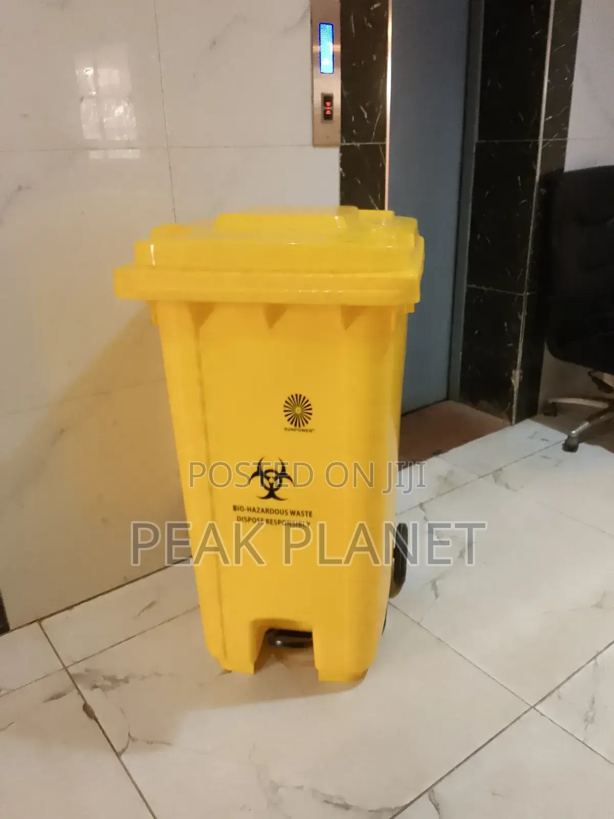 240 Litre Plastic Waste Bin With Wheels