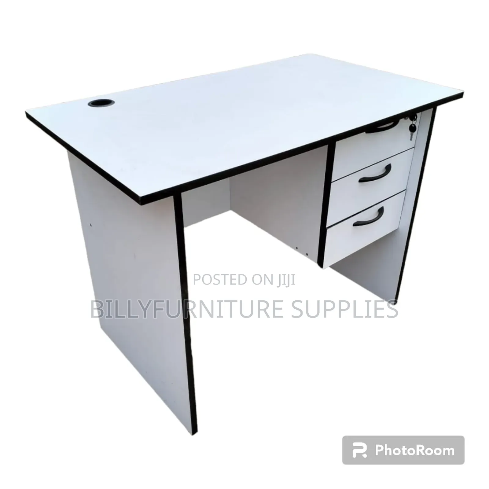 White Study Desk