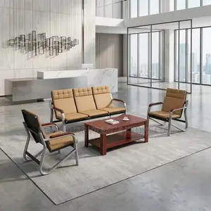 Reception Furniture Sets: 5-seater Executive Office Sofa