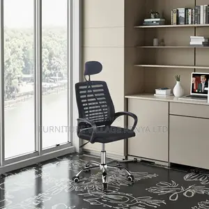 Office Chairs: High-back Headrest Home Office Seat