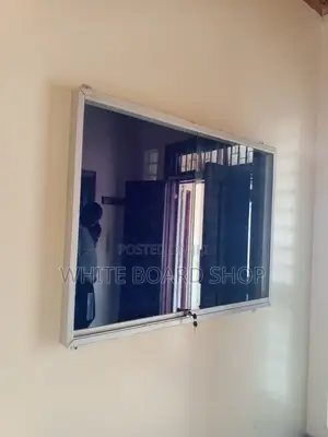 Wall Mount Sliding Glass Bulleting/Pin Noticeboard 4ft X 3ft