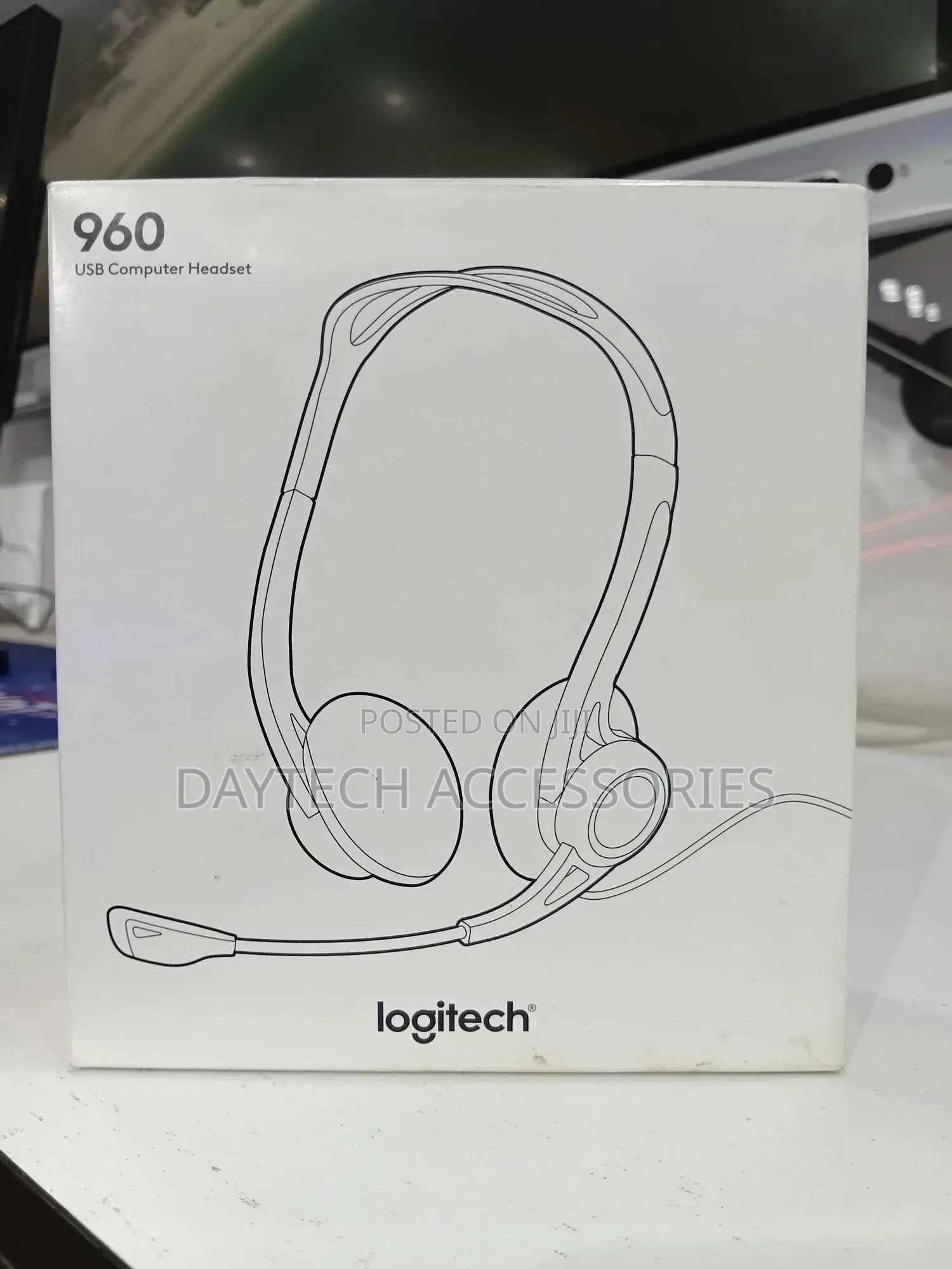 Logitech 960 Usb Computer Headset - Black