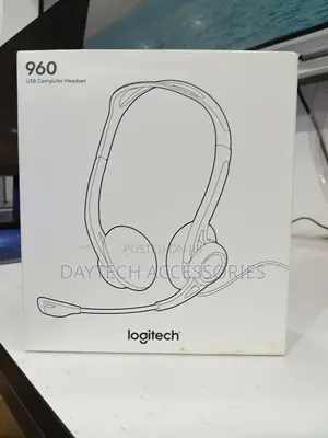 Logitech 960 Usb Computer Headset - Black