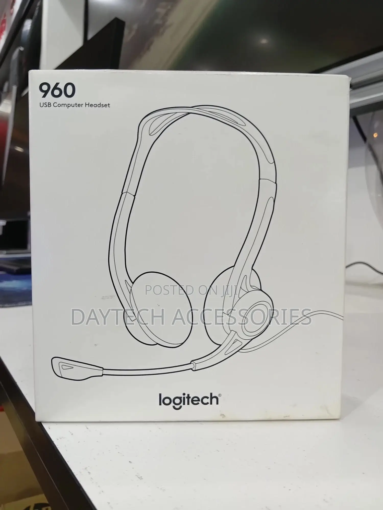 Logitech 960 Usb Computer Headset - Black