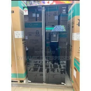 Black Side by Side 541 Litres Fridge With Water Dispenser